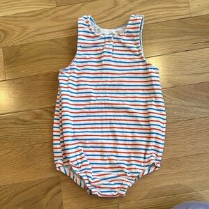 Alice +Ames Saltwater Stripe Summer Bubble in 2T